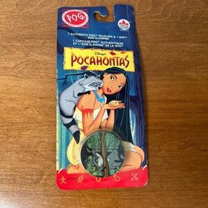 Vintage Disney Pocahontas Authentic POG Milkcaps & Slammer NEW SEALED Collectors
